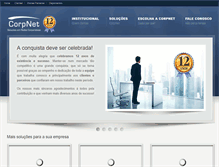 Tablet Screenshot of corpnet.com.br